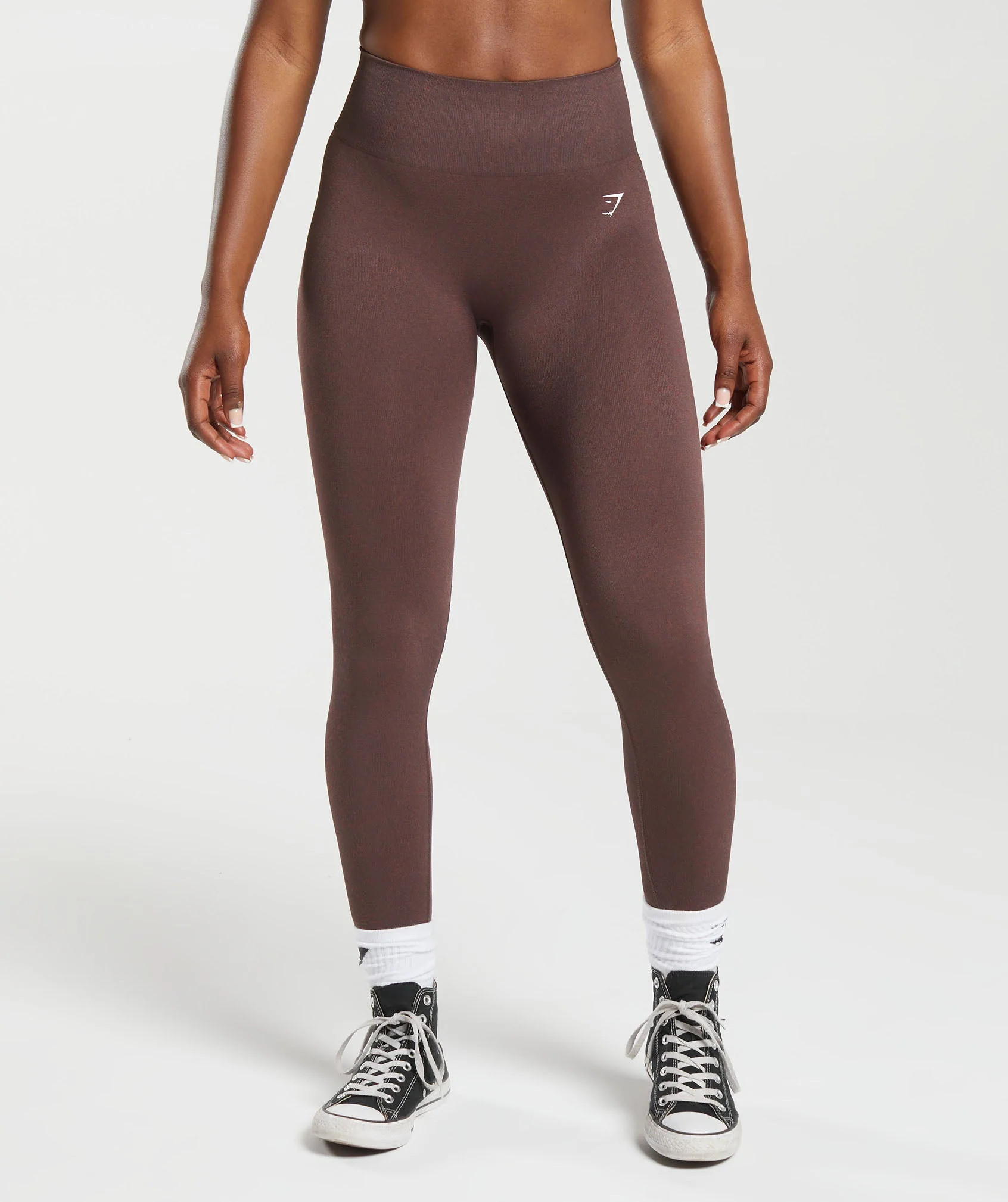 Gymshark Adapt Fleck Seamless Leggings - Chocolate Brown | Gymshark (Global)