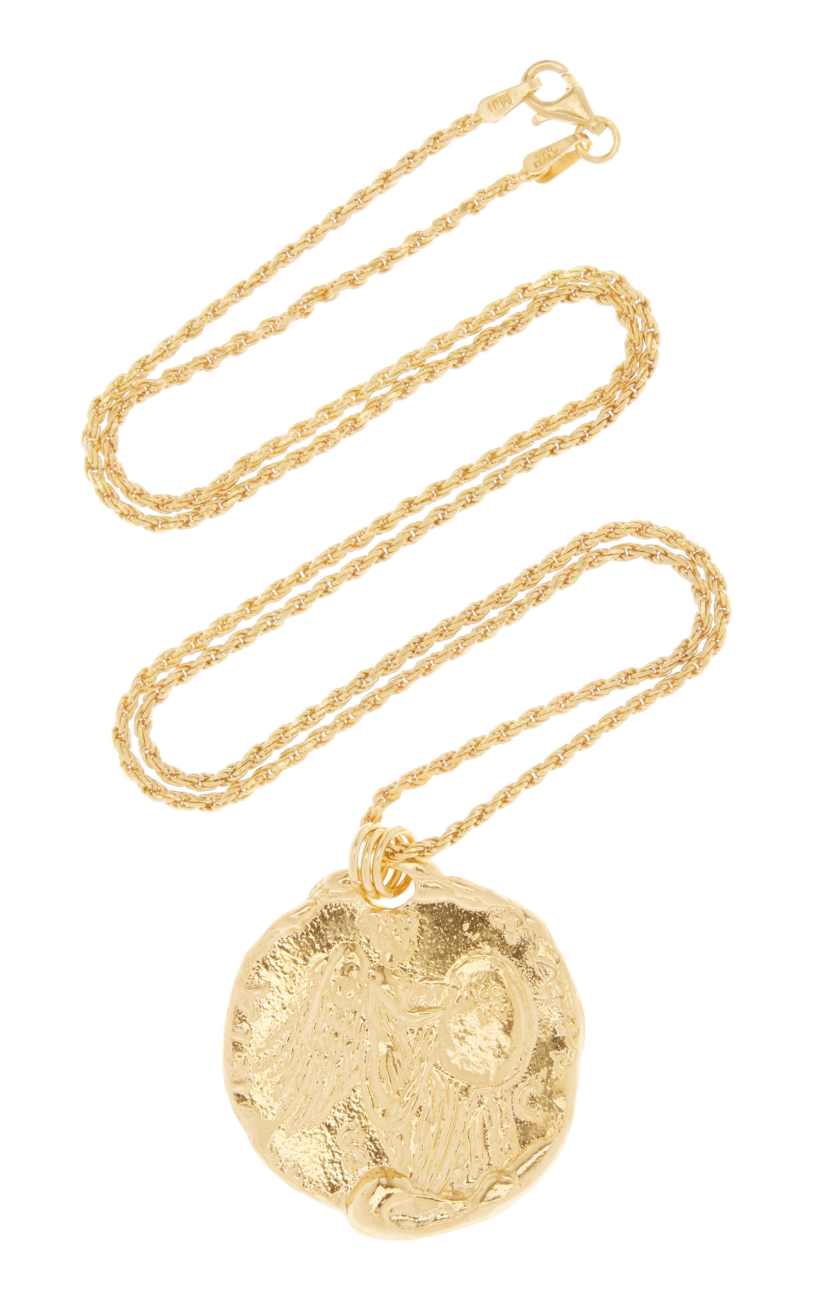 Pamela Card - Women's The Tale of Triumph 24K Gold-Plated Necklace - Gold - OS - Moda Operandi - Gif | Moda Operandi (Global)