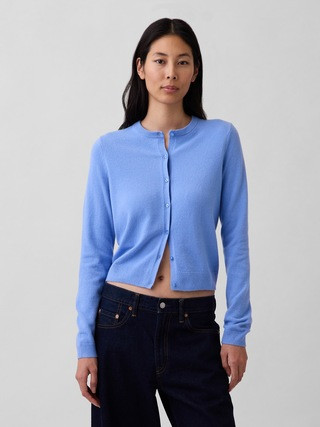 CashSoft Crop Cardigan | Gap (US)