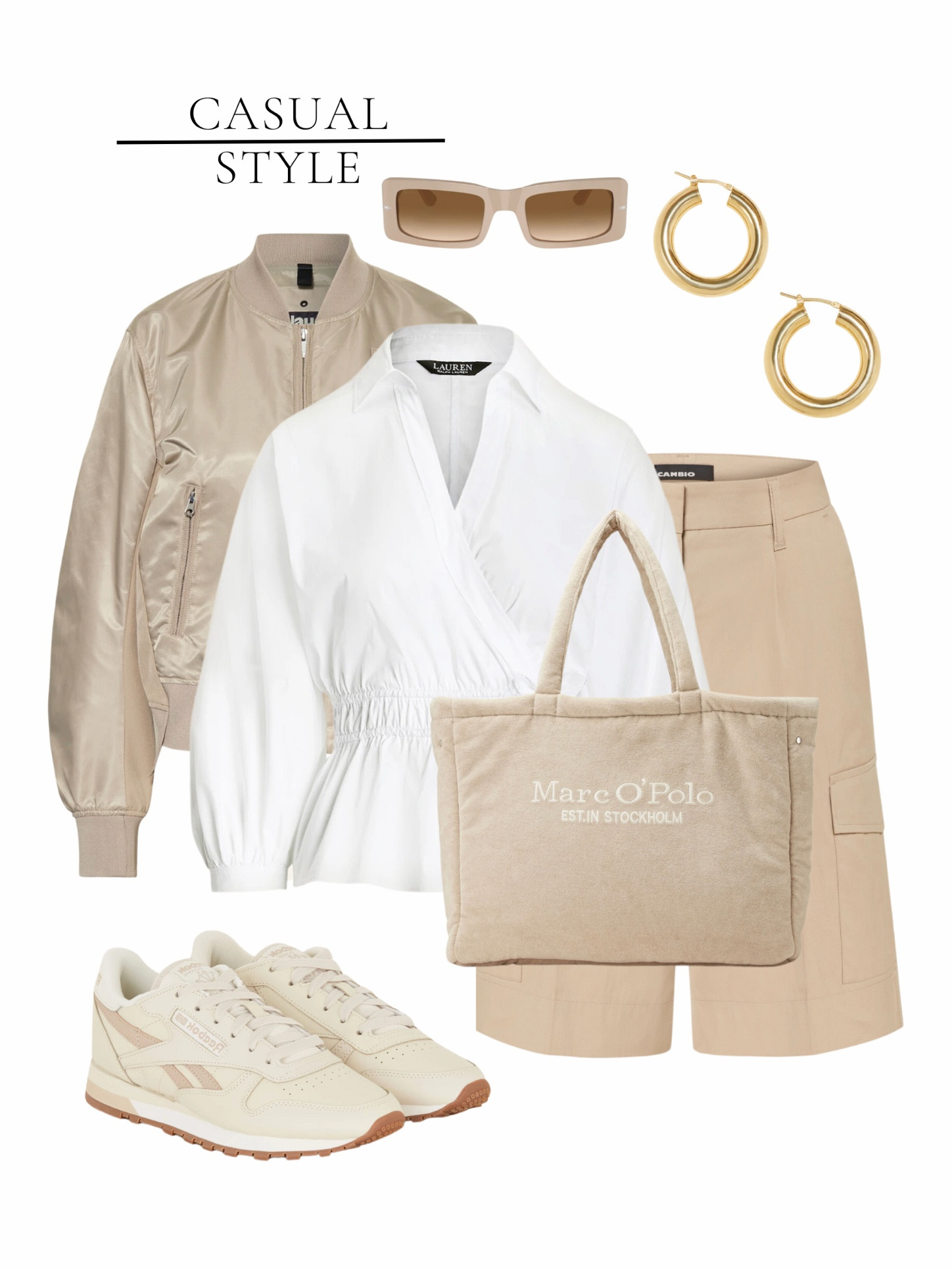 Casual Look in beige
Bermuda Style

#LTKeurope #LTKstyletip #LTKover40