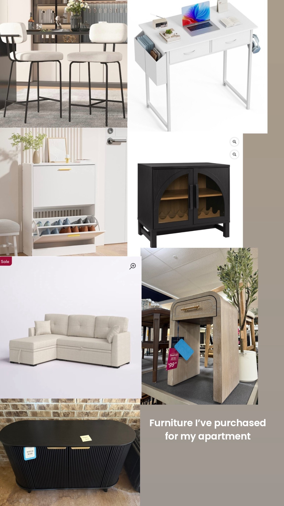 Furniture I’ve purchased for my post grad apartment so far! 

#LTKFindsUnder100 #LTKHome