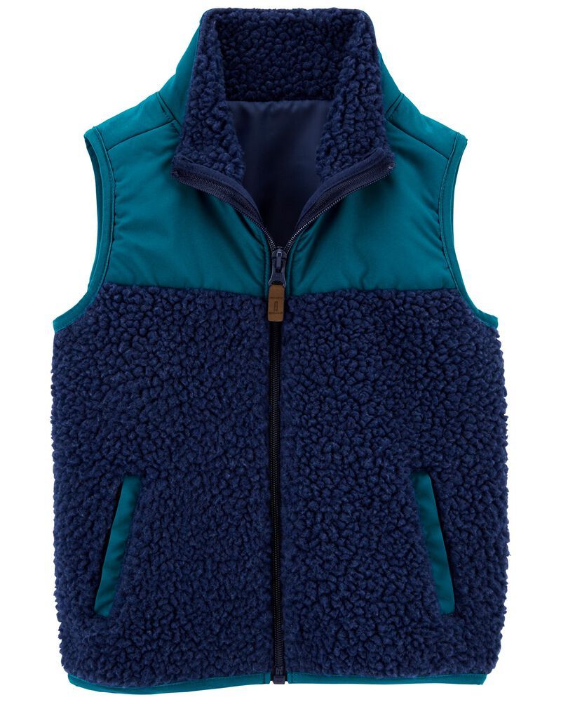 Zip-Up Sherpa Vest | Carter's