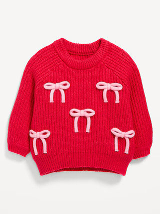 SoSoft Textured Bows Tunic Sweater for Baby | Old Navy (US)