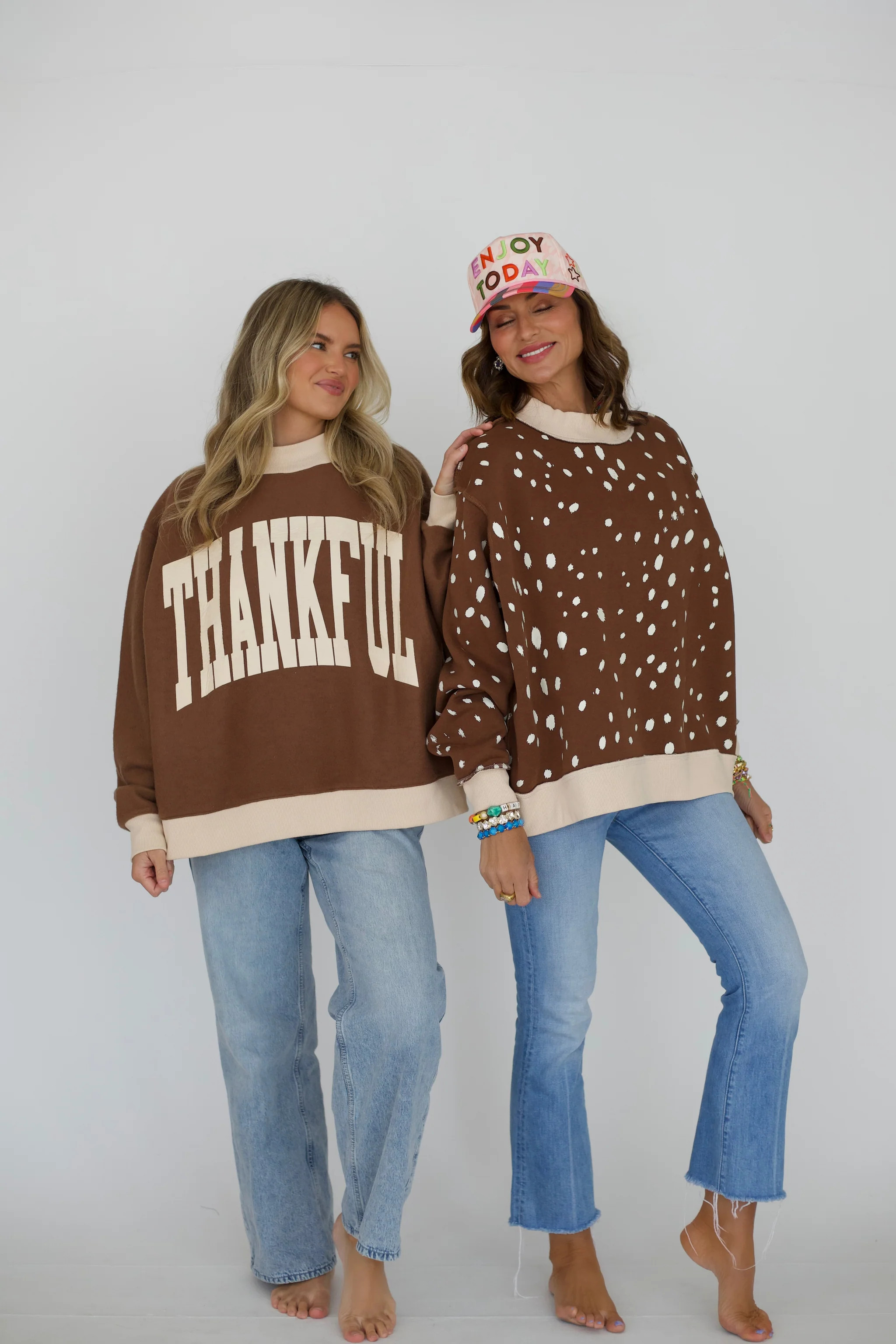 THANKFUL 2-Sided Mock Sweatshirt - PRE-SALE SHIP DATE 9/15* | Poppy & Pine