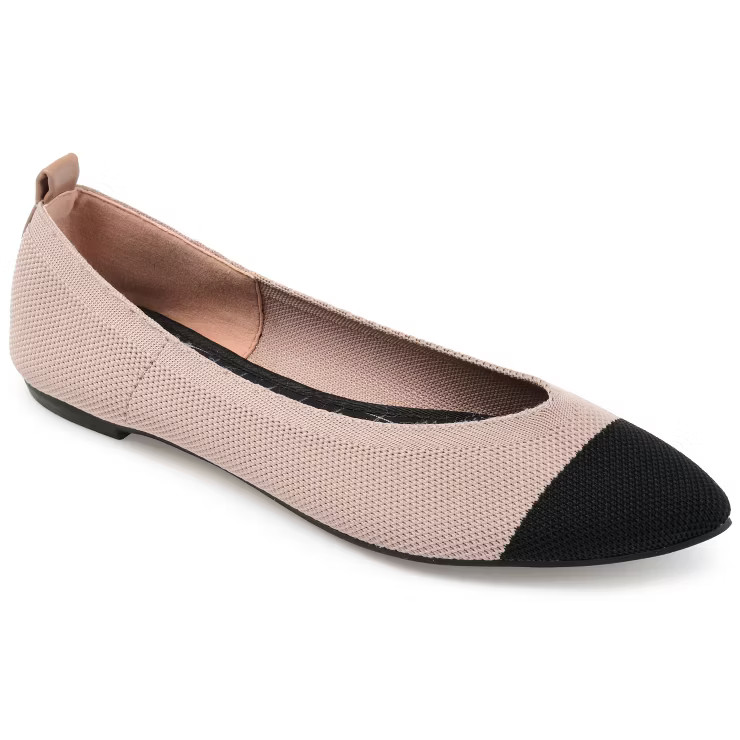 Journee Collection Womens Veata Tru Comfort Foam Slip On Pointed Toe Ballet Flats | Target