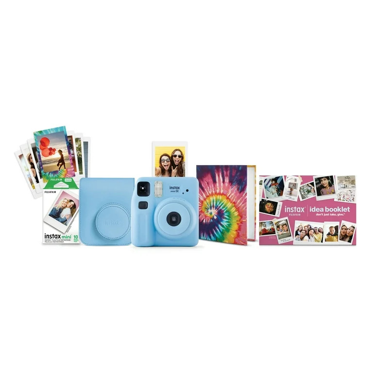 Fujifilm instax Mini SE Instant Camera Bundle, Light Blue - Walmart.com | Walmart (US)