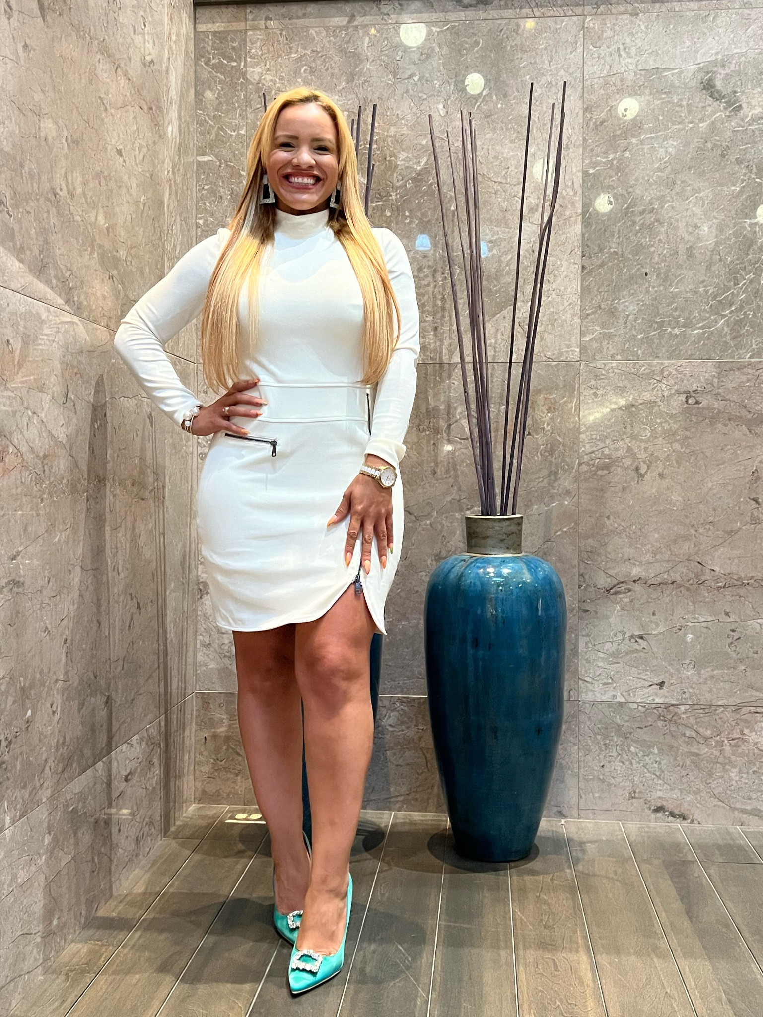 Love this turtle neck dress! Fits like a glove yet sophisticated & professional 😍
#Speaker #Businesscasual #mididress #coach #outfitoftheday 

#LTKover40 #LTKstyletip #LTKSeasonal