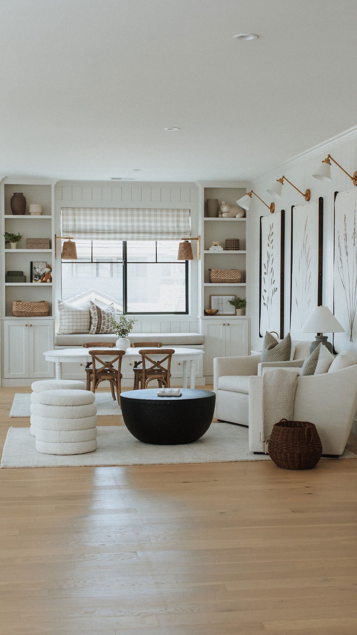 A cozy family loft space. The cozy accent chairs are perfect for snuggling up with a book. These ottoman’s are so cute and kid friendly. 

#coffeetable #livingroom 

#LTKStyleTip #LTKHome