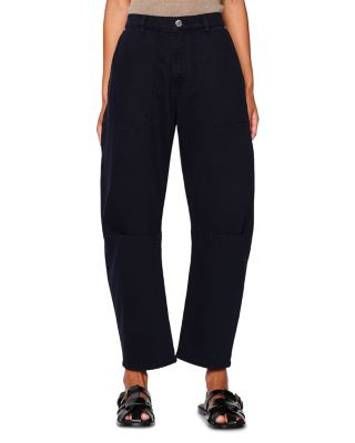 DL1961 Bilie Easy Barrel High Rise Jeans in Navy Marine | Bloomingdale's Women | Bloomingdale's (US)