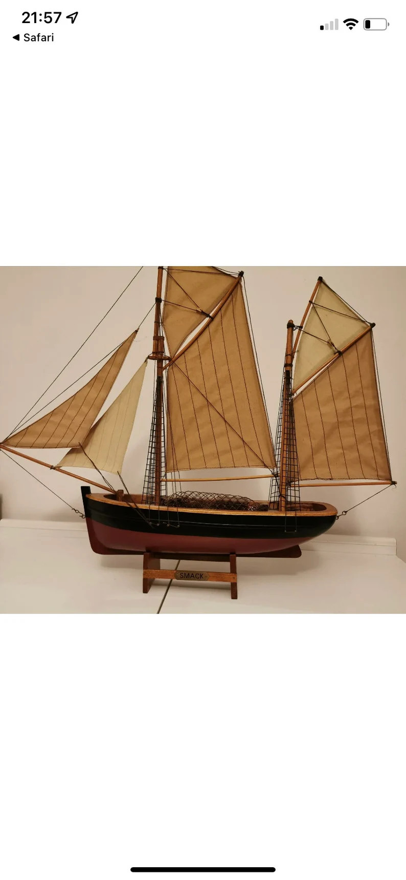 Antique Oyster SMACK Boat - Etsy | Etsy (US)