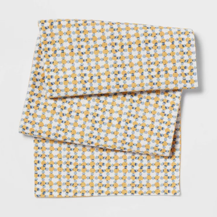 72" x 14" Cotton Table Runner Yellow - Threshold™ | Target
