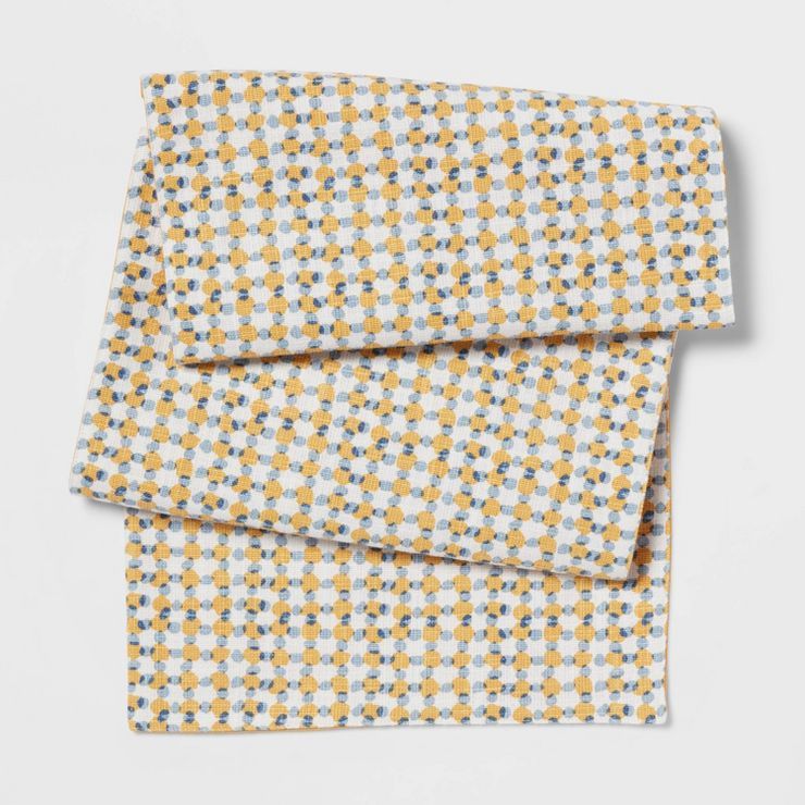 72" x 14" Cotton Table Runner Yellow - Threshold™ | Target