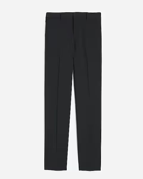 Slim Black Wool-blend Modern Tech Suit Pant | Express