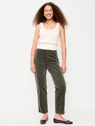 High-Waisted Pixie Straight Pants | Old Navy (US)