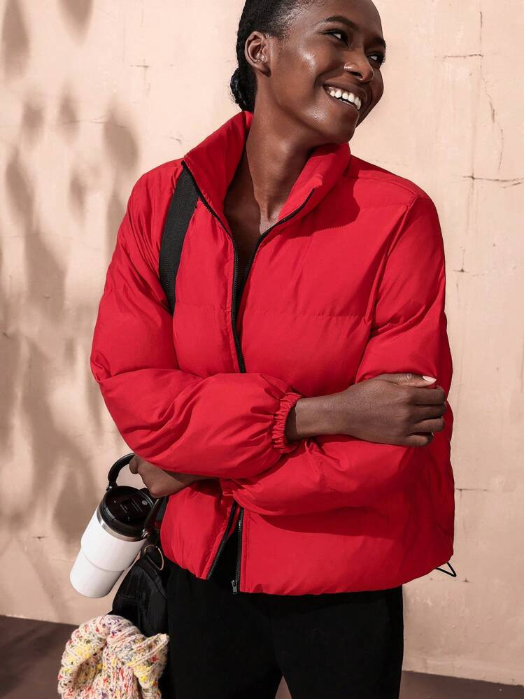 Anorak corto rojo | SHEIN