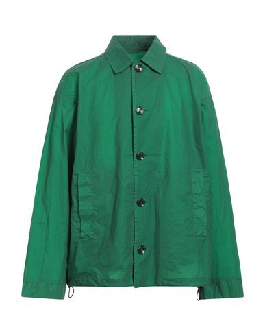 Dries Van Noten Man Overcoat & Trench Coat Green Size S Polyurethane, Polyamide | YOOX (US)