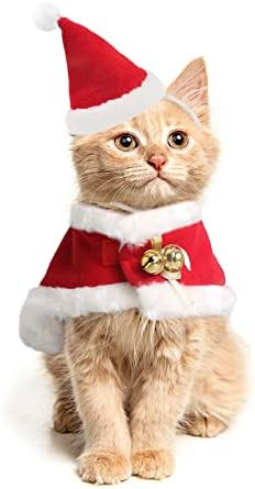 LESYPET Cat Costume Hat, Halloween Costume for Small Dog, Cat Hat Cosplay for Halloween, Christmas,  | Amazon (US)