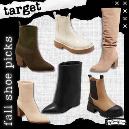 Target fall shoe picks, booties, boots, trending, neutral, affordable footwear, fall fashion fall style, target style 

#LTKshoecrush #LTKSeasonal #LTKfindsunder100