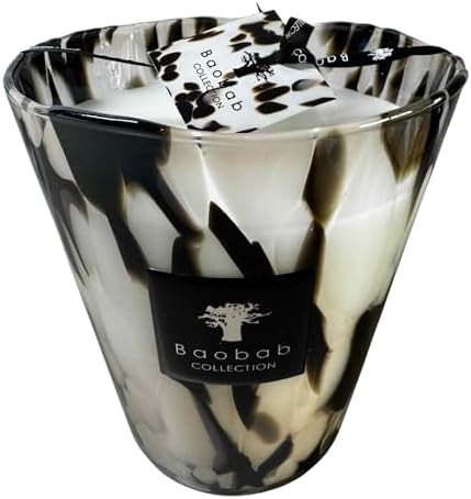 Baobab Collection Scented Candle Pearls - Luxury Home Fragrances - Handmade EU (MAX 16, Black - G... | Amazon (US)