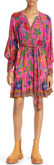 Sweet Forest Long Sleeve Shirtdress | Nordstrom