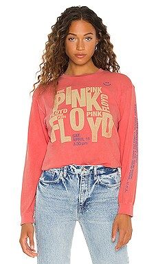 DAYDREAMER Pink Floyd New York Oversized Long Sleeve in Blossom Pigment from Revolve.com | Revolve Clothing (Global)