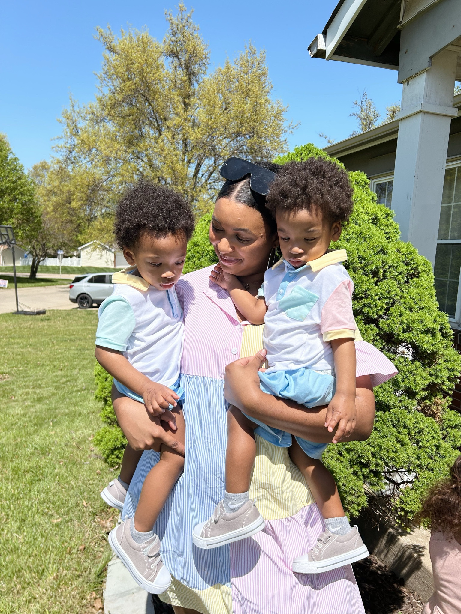 spring vibes 🩵💖💛 #boymom #matchingoutfits #springoutfits

#LTKbaby #LTKfamily #LTKkids