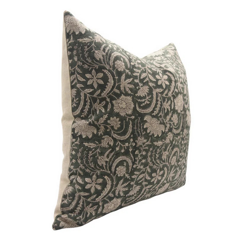 Floral Linen  Pillow Cover for Indoor/Outdoor | Wayfair North America