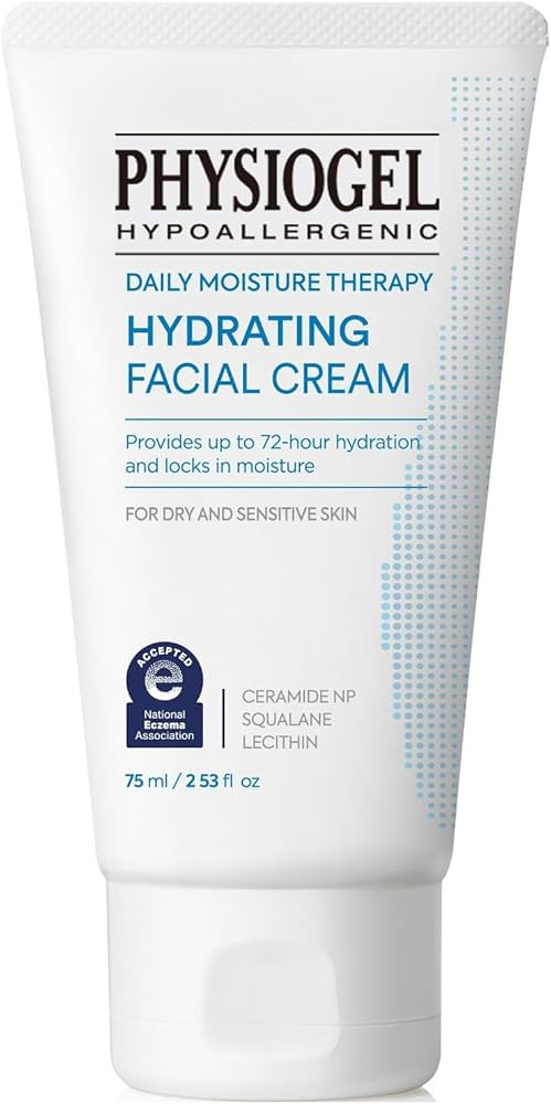 Physiogel Hydrating Facial Cream Moisturizer, Provides 72 hrs of Hydration for Normal to Dry Sens... | Amazon (US)