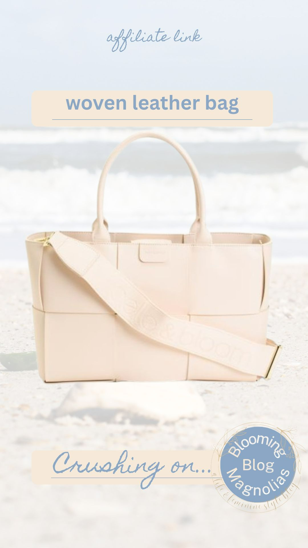 Spring bag. Woven leather bag.  

 