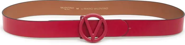 VALENTINO BY MARIO VALENTINO Guisy Soave Tonal Leather Belt | Nordstromrack | Nordstrom Rack