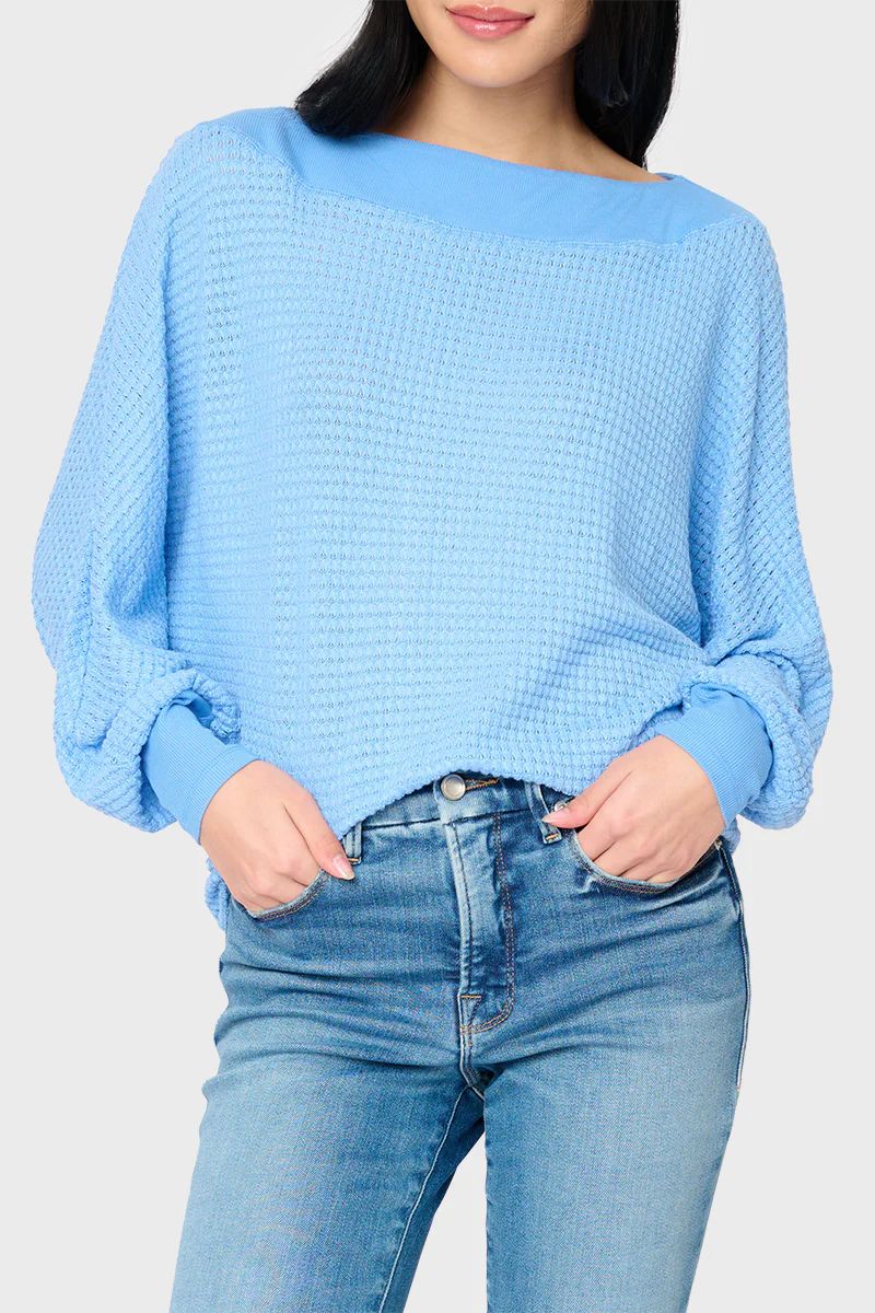 Wheels Up Open Weave Sweater | Gibson