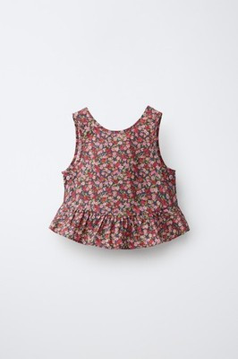 zara FLORAL PRINT LIBERTY FABRIC TOP girls size 5t new with tags | eBay US