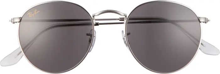 Ray-Ban Icons 50mm Round Metal Sunglasses | Nordstrom | Nordstrom