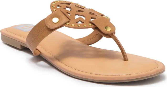 Gotie Laser Cut Studded Thong Sandal (Women) | Nordstrom Rack