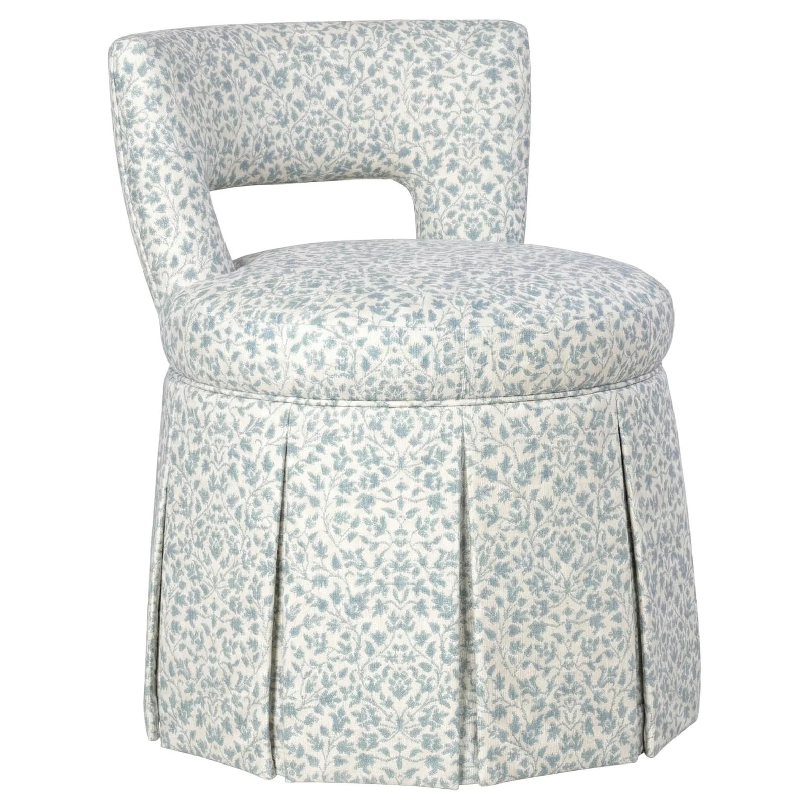 Lizbeth Cherished Sky Sunbrella Chair | Kathy Kuo Home