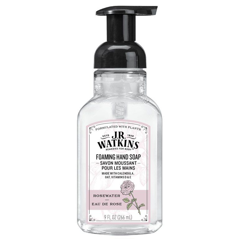 J.R. Watkins Foaming Hand Soap, Rosewater, 9 fl oz | Walmart (US)