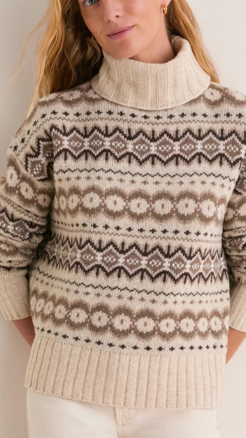 Fair isle sweater!