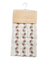 50x96 Set Of 2 Garden Vine Floral Window Panels | Home | Marshalls | Marshalls