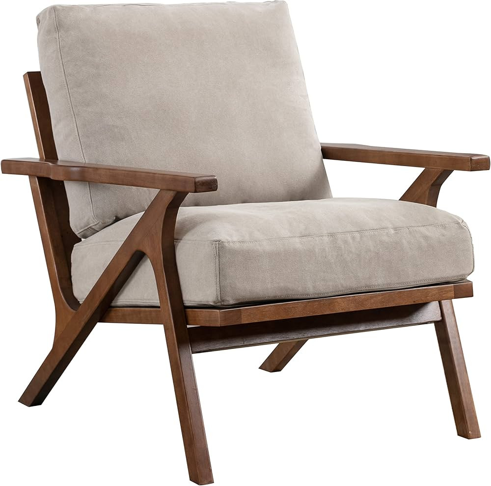 chairus Mid Century Accent Armchair Modern Upholstered Lounge Chair Compfy Leisure Arm Chair for ... | Amazon (US)