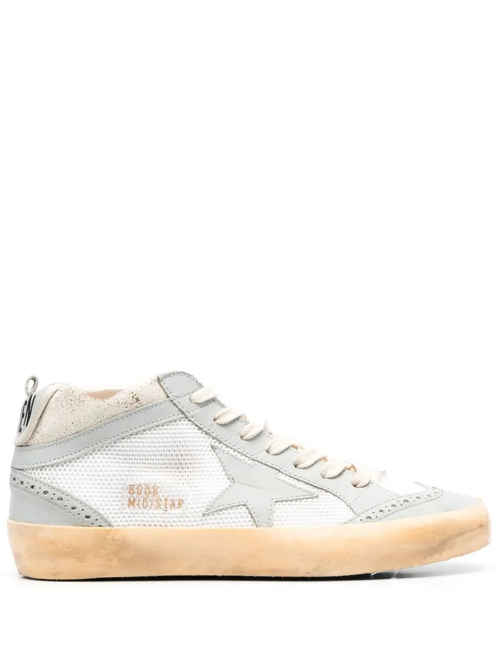 Golden Goose Mid-Star Sneakers - Farfetch | Farfetch Global