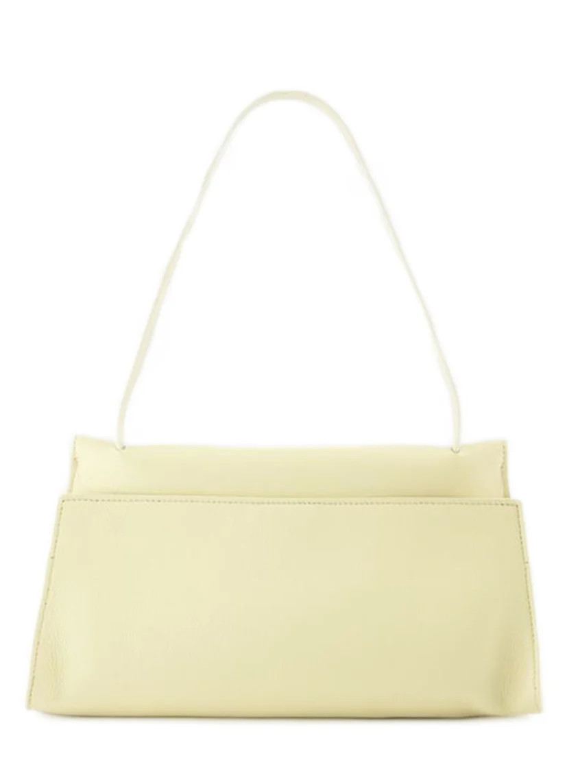 Long Papillon Hobo Bag - Vanilla - Leather | Shop Simon