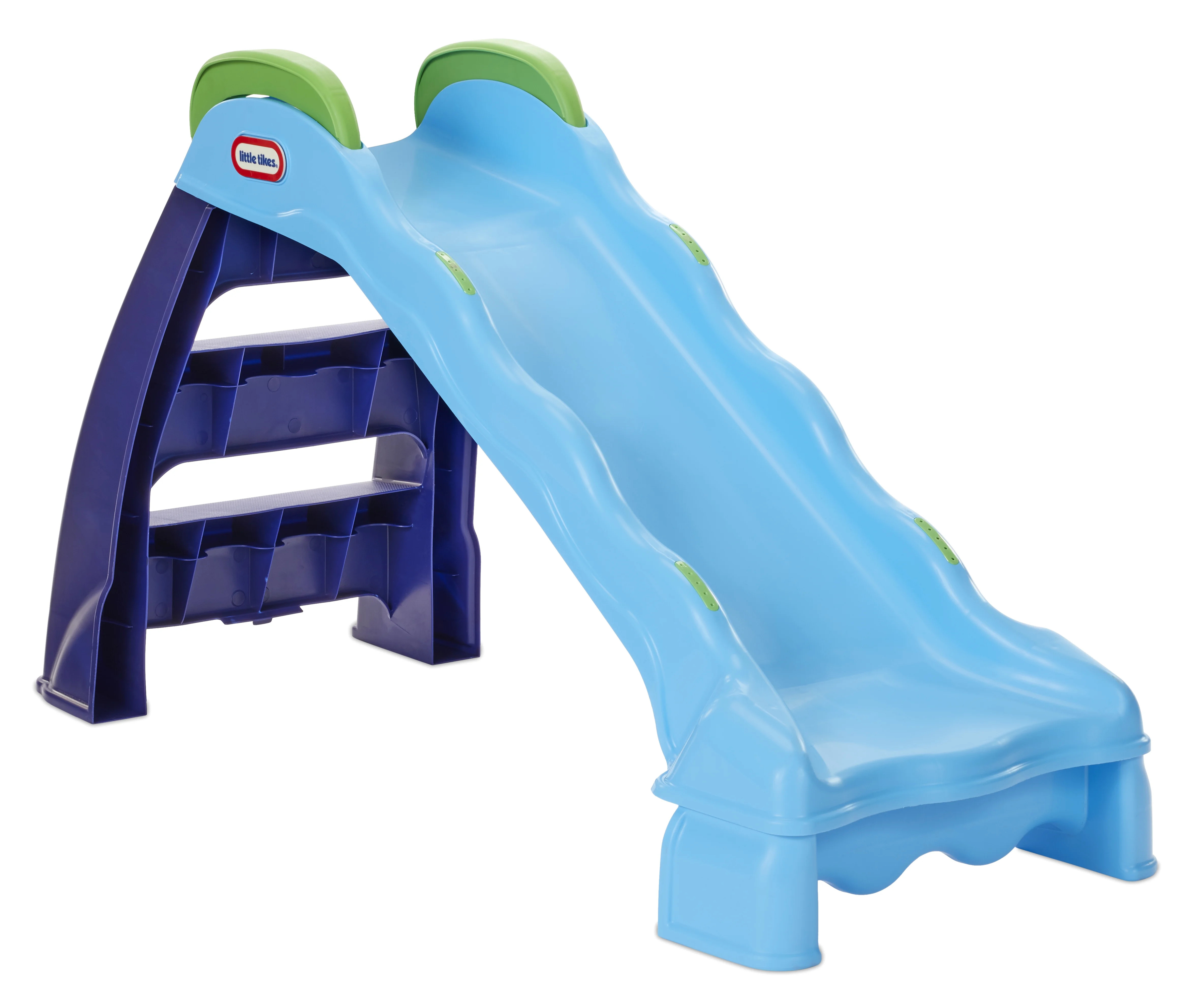 Little Tikes 2-in-1 Outdoor-Indoor Wet or Dry Slide with Easy Storage, Blue, Ages 2 to 6 | Walmart (US)