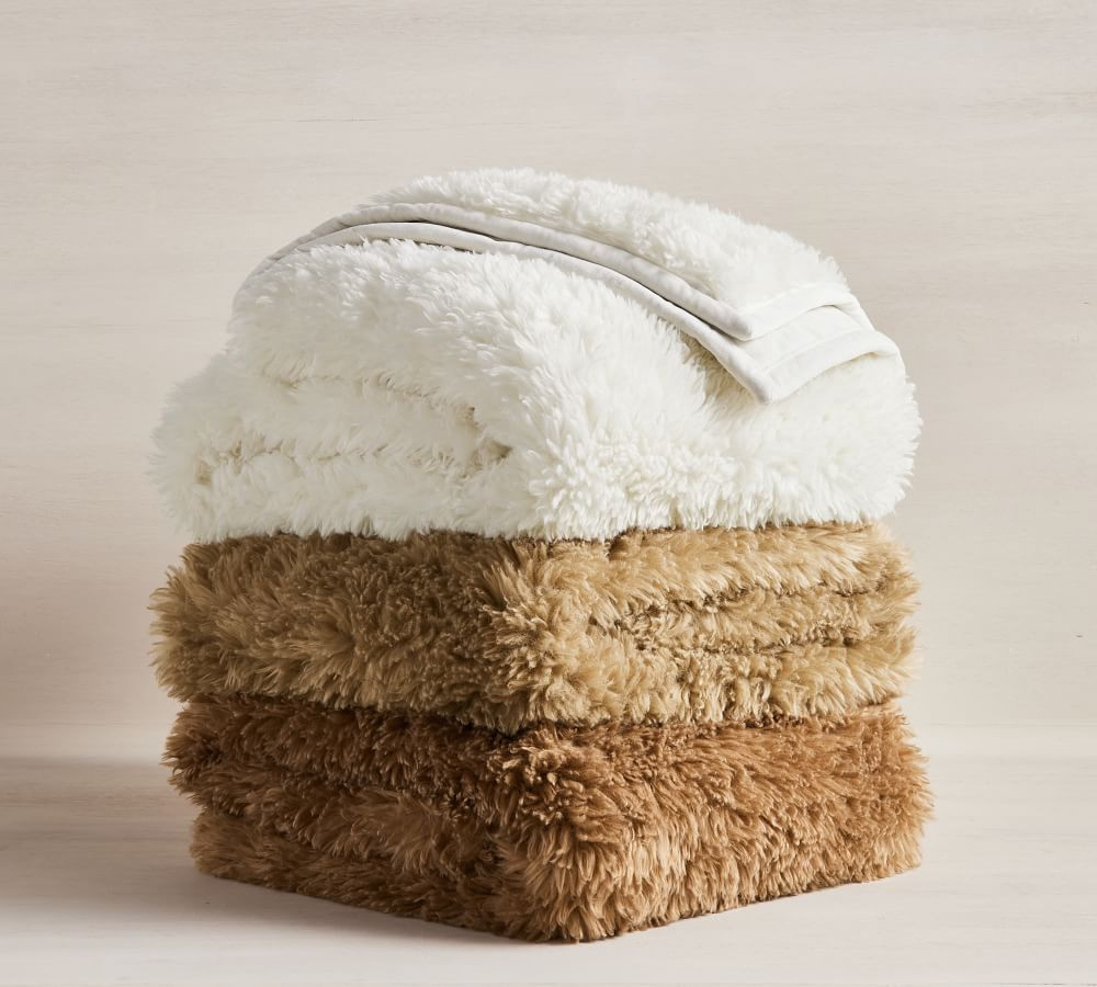 Dream Faux Fur Throw | Pottery Barn (US)