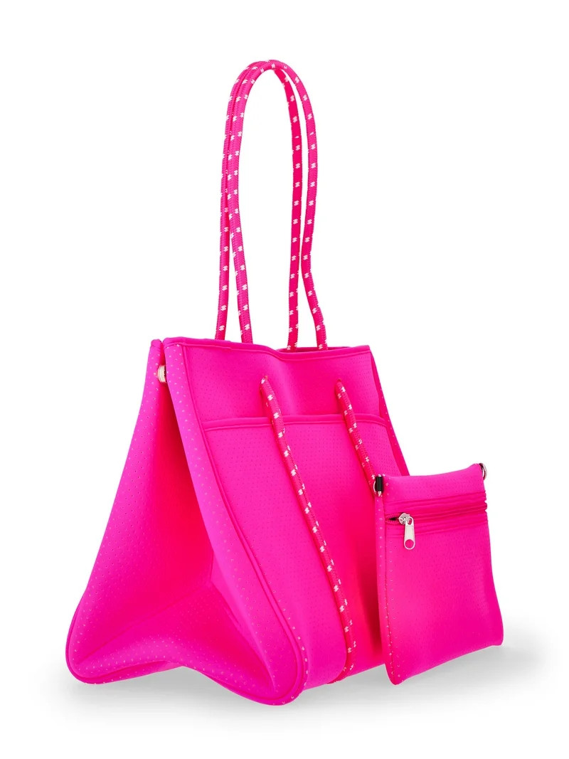 Best seller Gocvo Mesh Beach Bag for Women, Beach Tote Large Foldable Mesh Swim Bag with Pockets ... | Walmart (US)