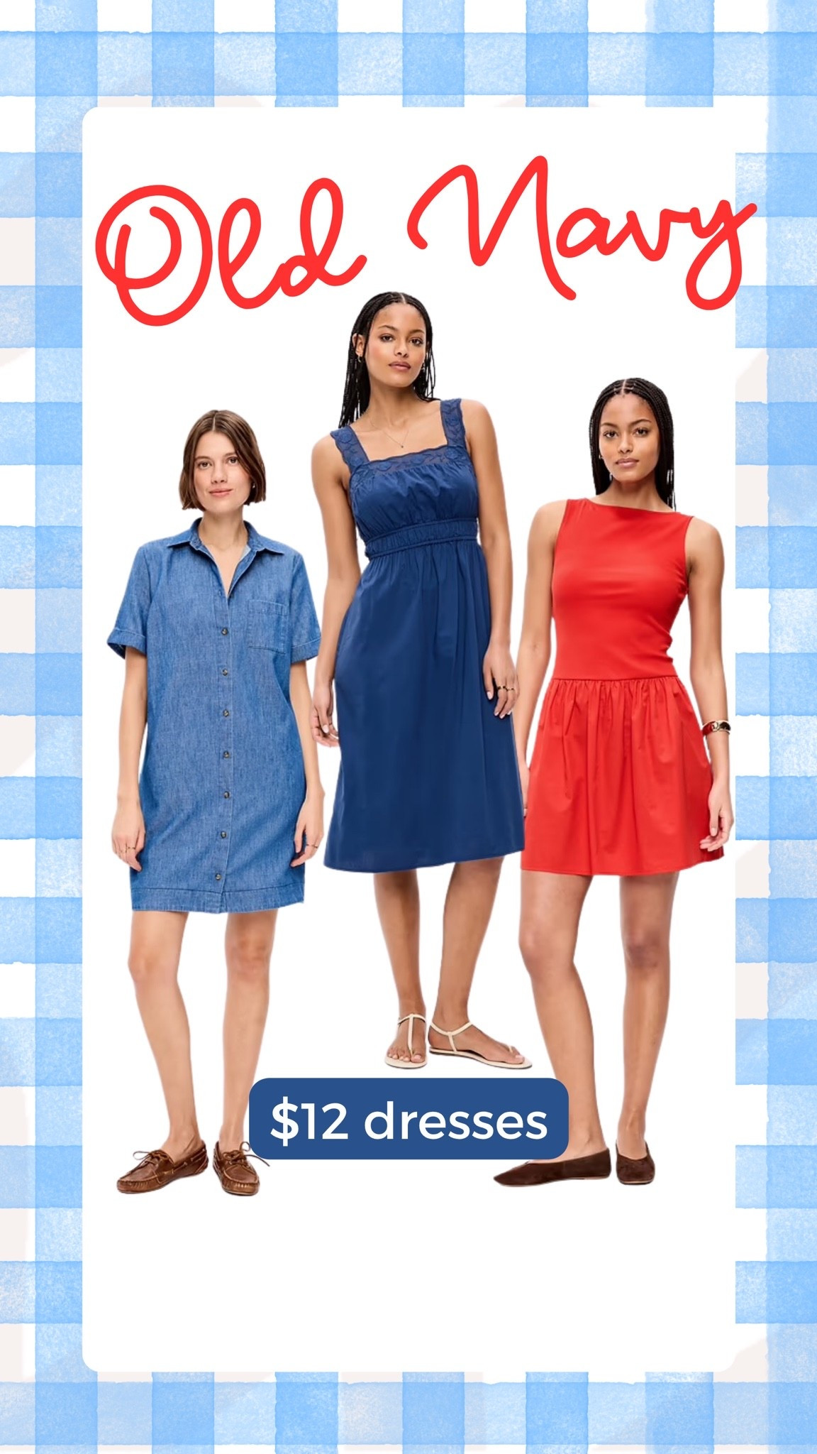 Old Navy $12 dresses

#LTKSaleAlert