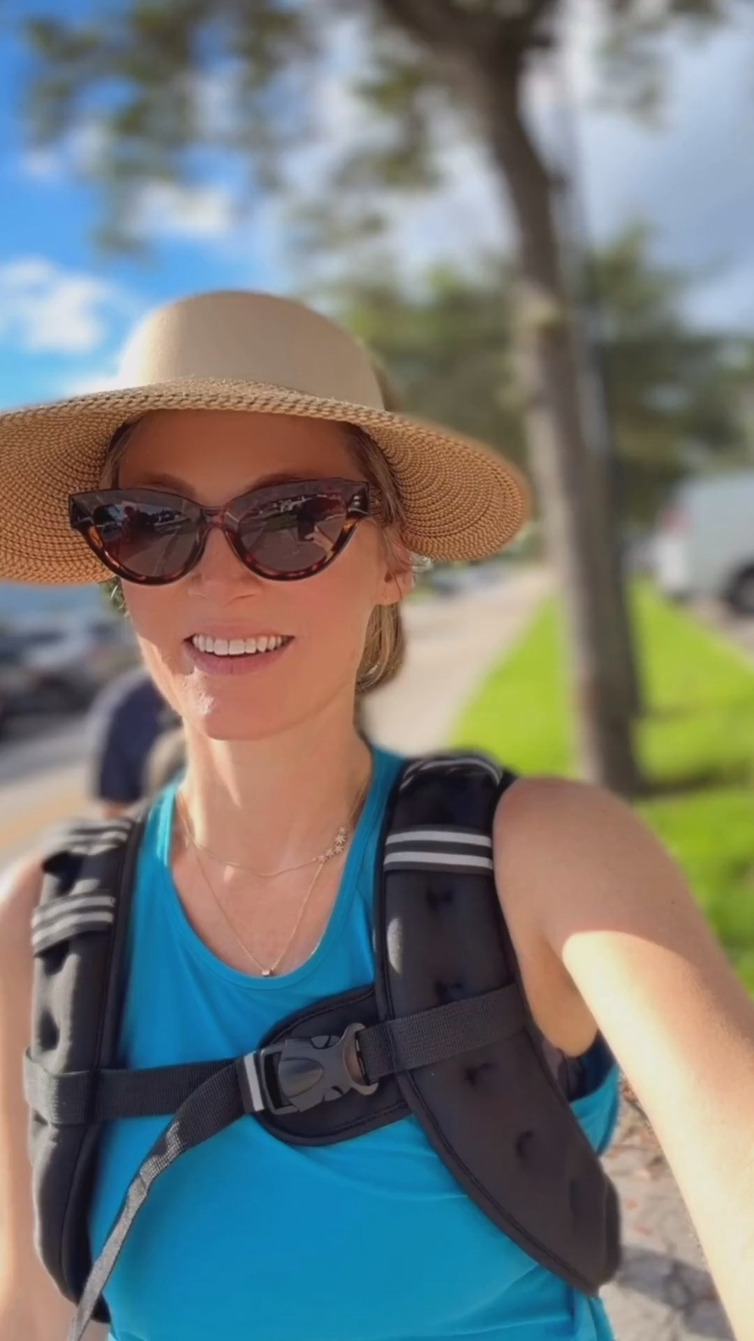 Loving this vest while on a walk! 💙

#LTKgrwm #LTKOver40 #LTKootd