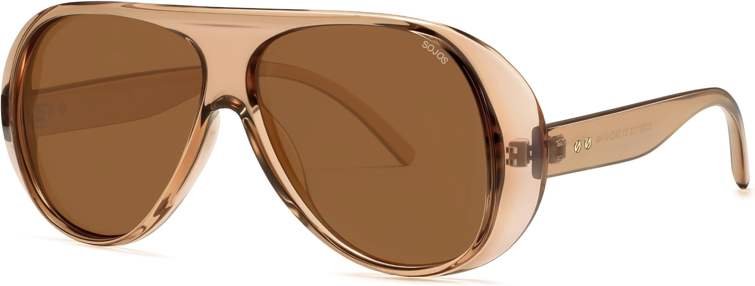SOJOS Retro Polarized Oversized 90s Aviator Sunglasses Womens Men Trendy Vintage Square Shades SJ... | Amazon (US)