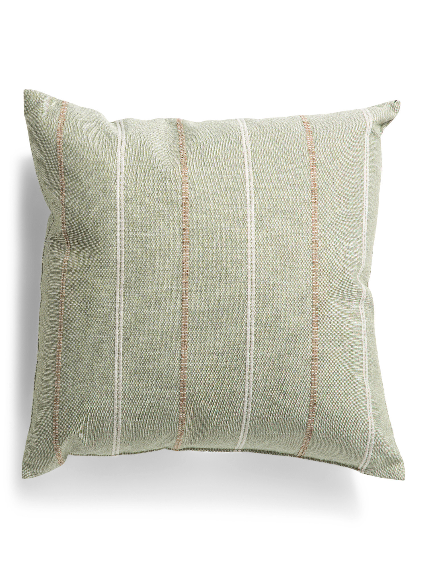 Made In Usa 22x22 Greenwich Spring Striped Pillow | TJ Maxx