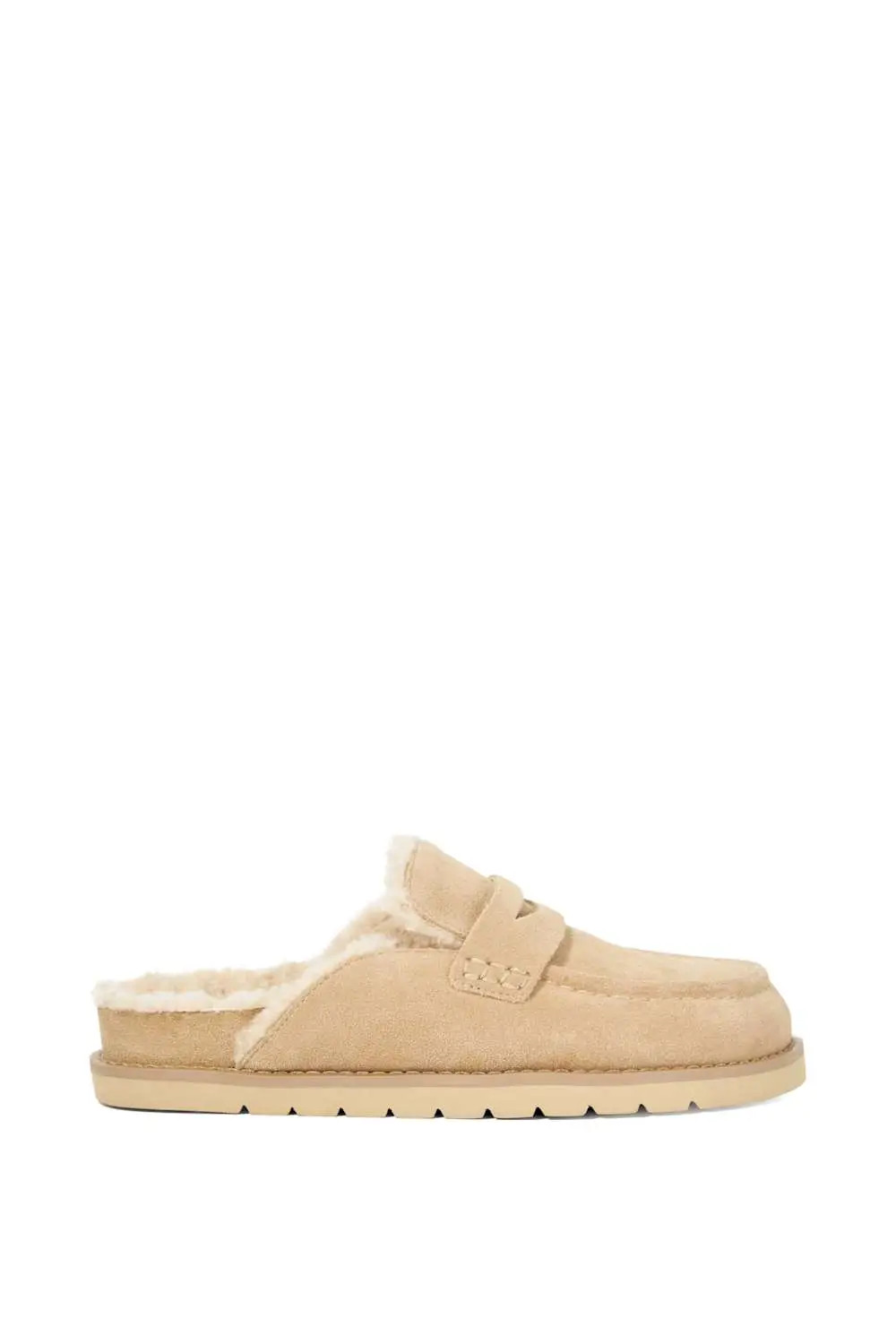 Flats | 'Goldys' Suede Mules | Dune London | Debenhams UK