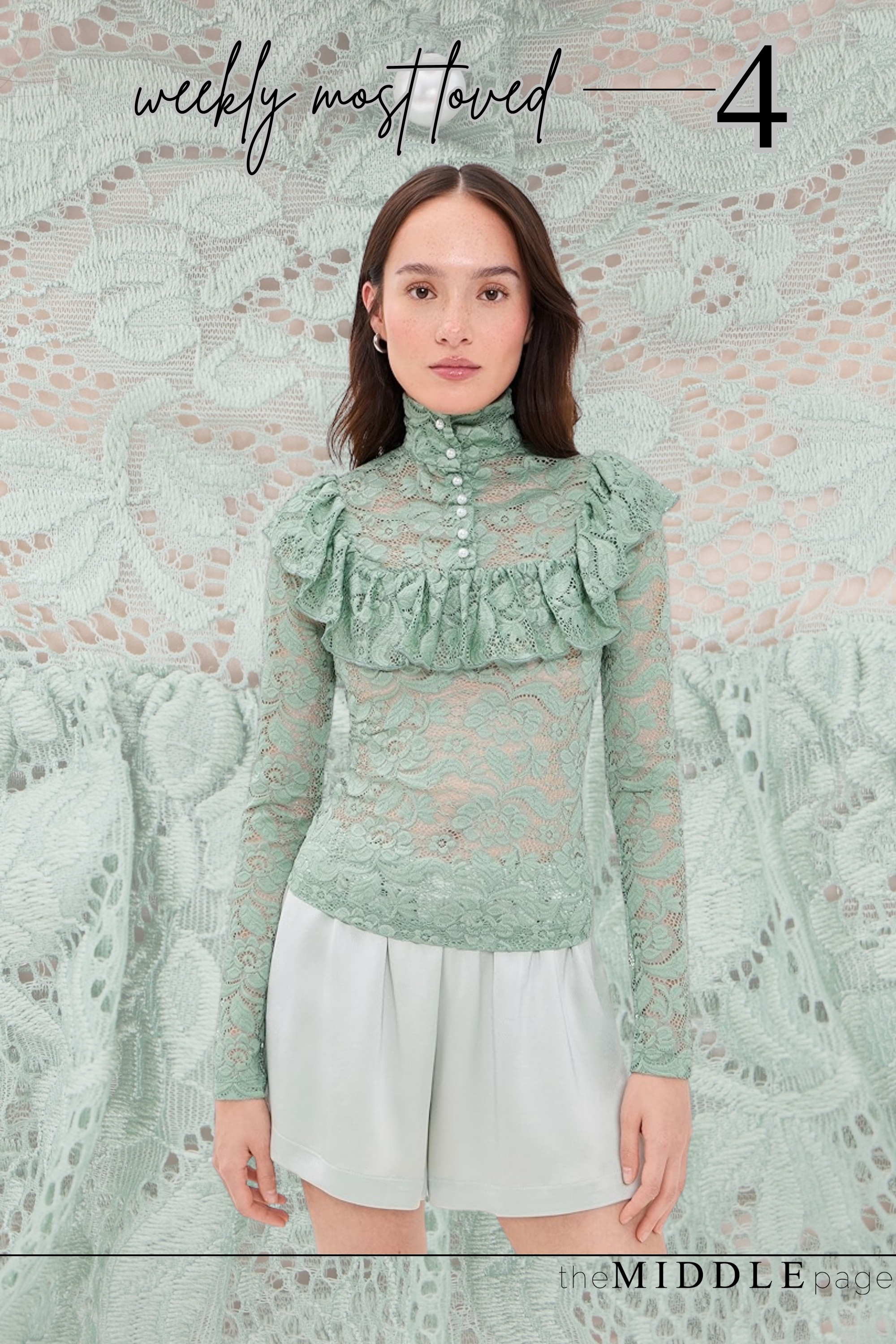 Lace tops are having such a moment right now, and this one is perfect for date night outfits paired with denim or tailored trousers. Feminine with just the right amount of edge. #LTKootd

#LTKOver40 #DateNightOutfits #SpringStyle 

 #LTKootd #LTKSeasonal #LTKOver40